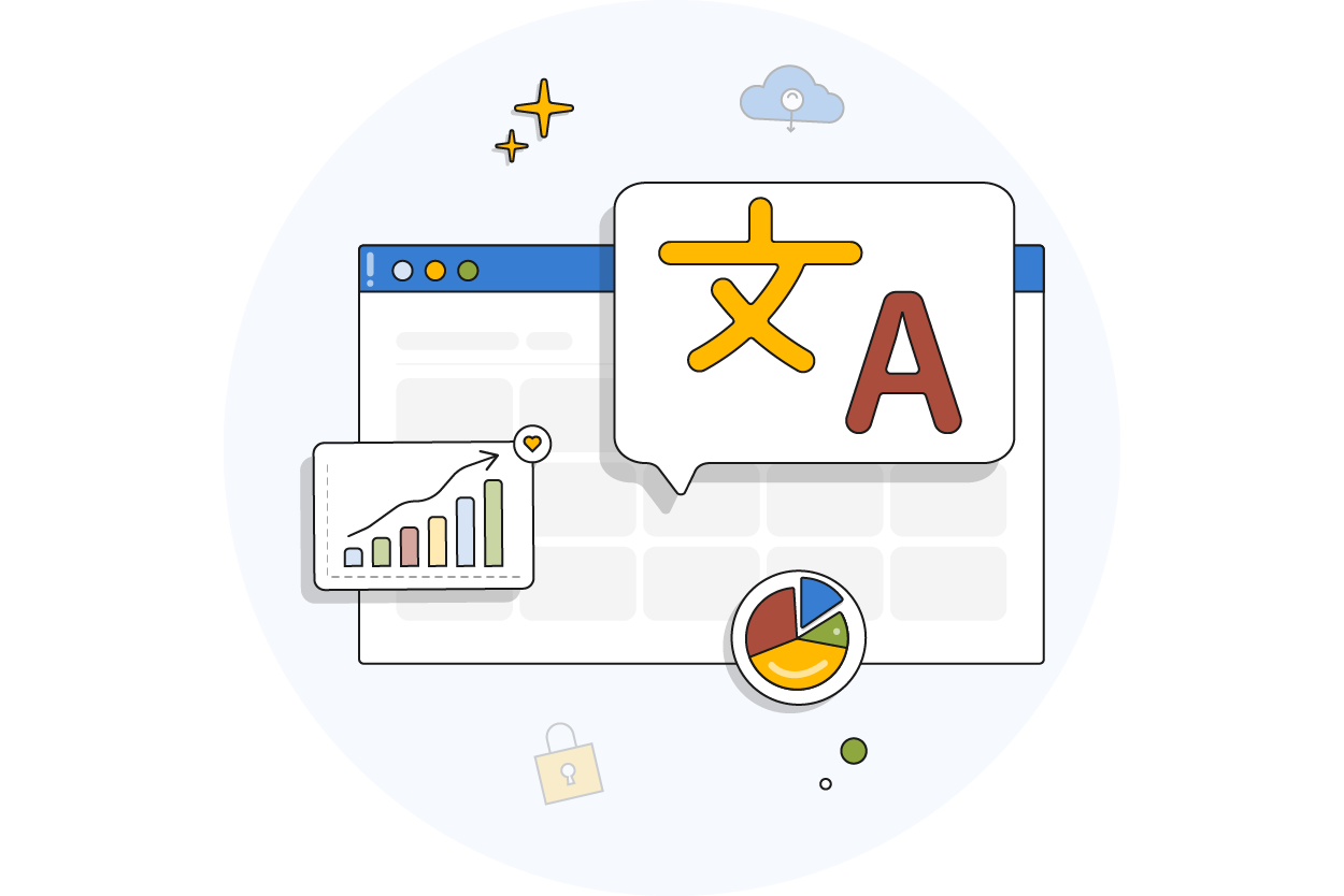 Select translation language